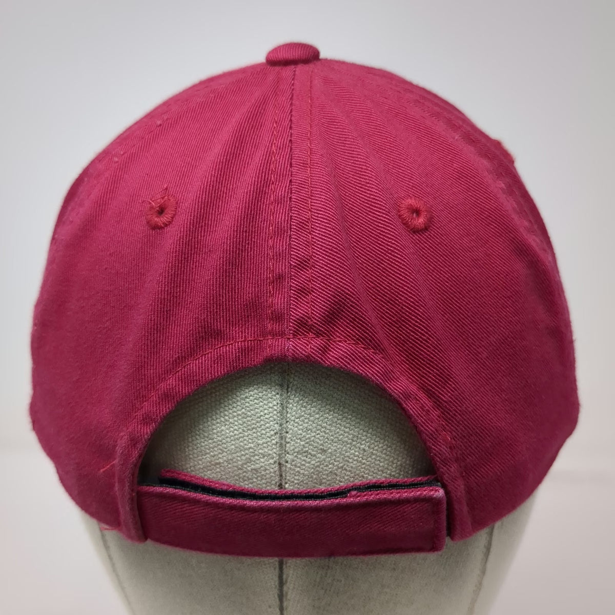 Imperial Baseball Cap Red One Size Ritz-Carlton Kapalua Golf Lion Strapback Hat