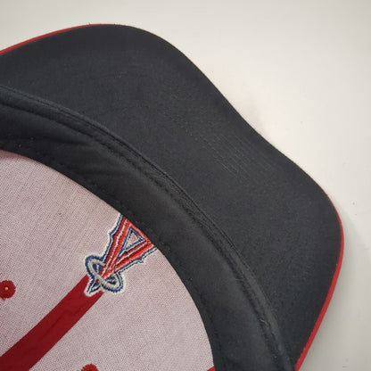 OC Sports Los Angeles Angels Baseball Cap Red One Size Strapback MLB Logo Hat