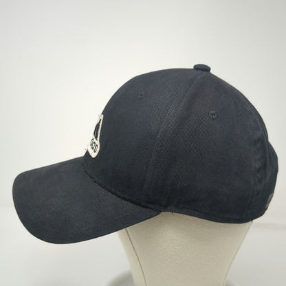 Adidas Snapback Black Hat One Size Embroidered Logo Adjustable 6 Panel Athletic
