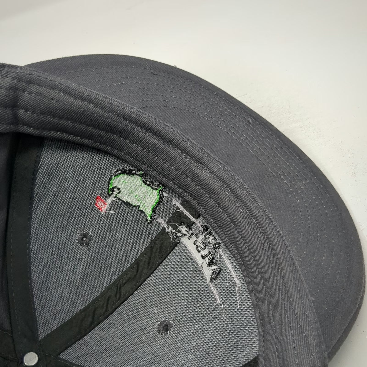 Port Authority Trucker Hat Gray One Size The Gustav 2026 Golf Map Snapback Cap