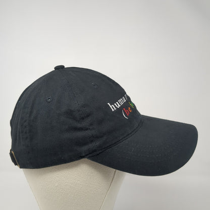 Human Kind Be Both Slideback Baseball Cap Black OS Adjustable Big Accesories