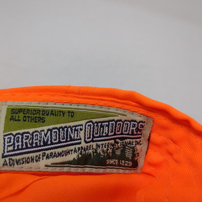 Buck Masters Slideback Hat Orange OS Adjustable Embroidered Paramount Outdoors