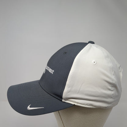 Equipment Share Strapback Hat Gray One Size Nike Legacy91 Dri-Fit