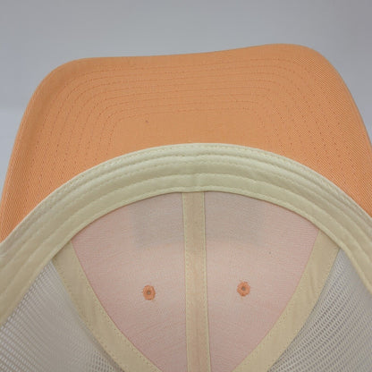 Idaho Snapback Trucker Hat Orange Small Adjustable Mesh Back Richardson