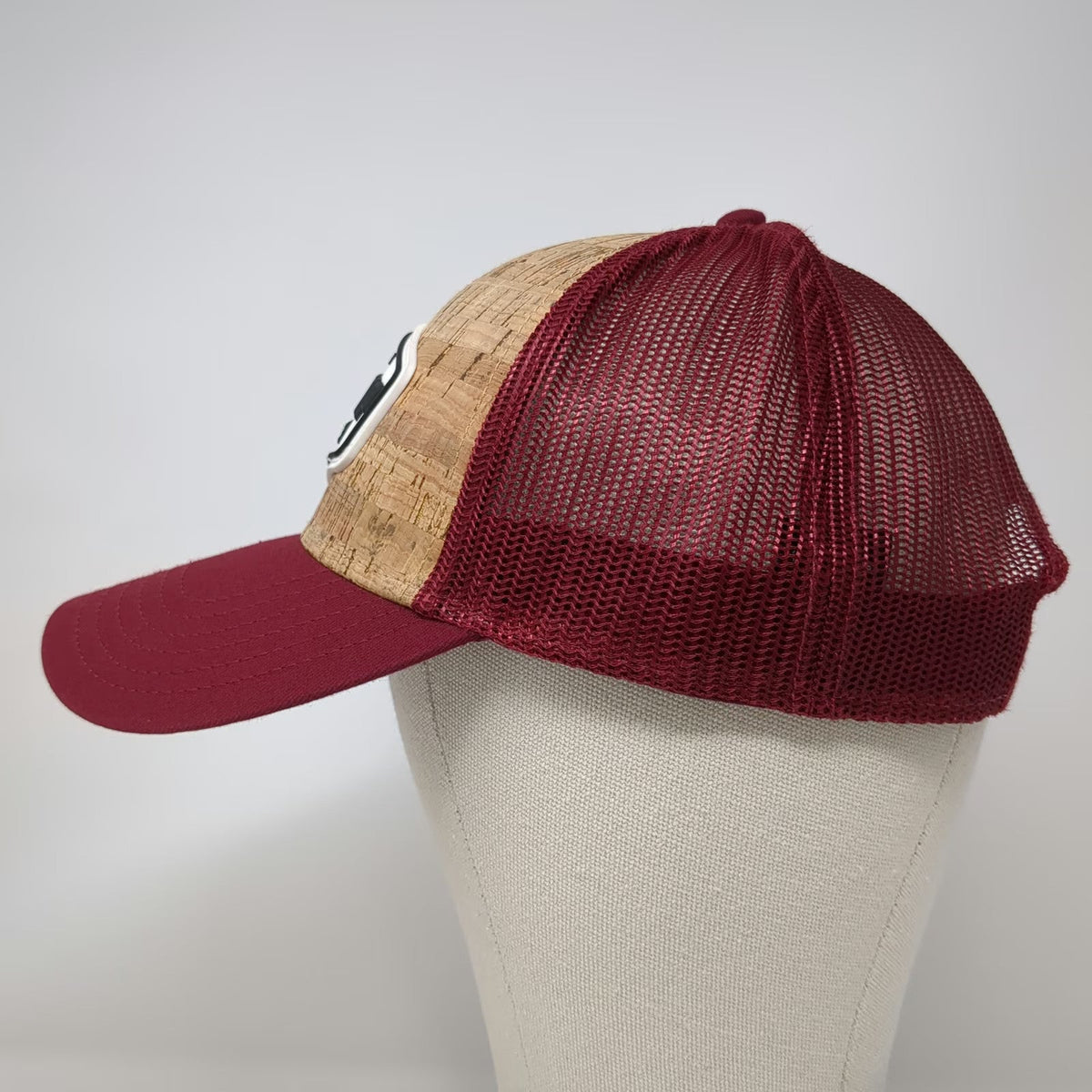OTTO Red Trucker Hat One Size Cork Front Truck Stop San Pedro Belize Snapback