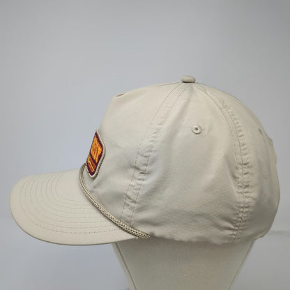 Pukka 5 Panel Beige Hat One Size Rope Bear's Best Las Vegas Golf Snapback Patch