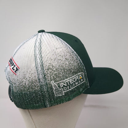 Richardson Trucker Hat Green OSFM Mesh Snapback Golf Memorial Spurs Spikes Idaho