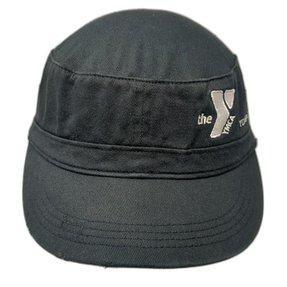 District Black Army Cap One Size YMCA Horsethief Reservoir Adjustable Cotton Hat