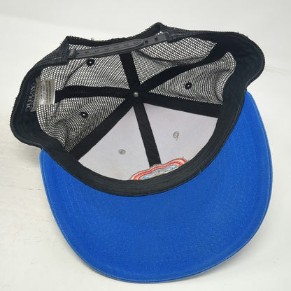 Ouray Sportswear Trucker Hat Gray Blue One Size Brundage Idaho Mountain Snapback