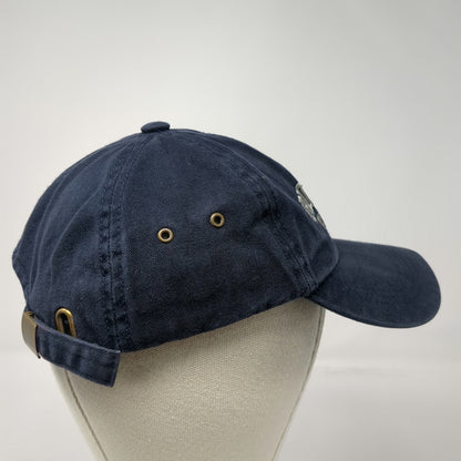 MV Sport Bronx Zoo New York City Blue Baseball Cap One Size Logo Slideback Hat