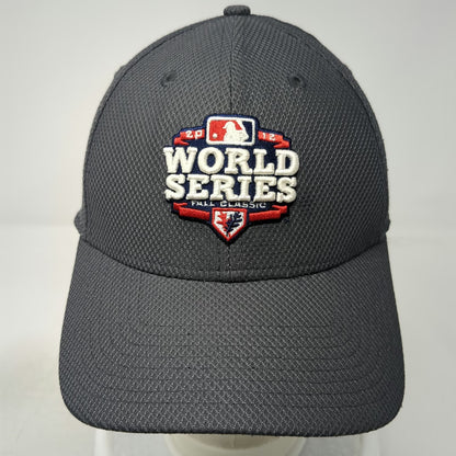 MLB New Era 2012 World Series Fall Classic 39THIRTY Gray Baseball Cap Hat M Logo