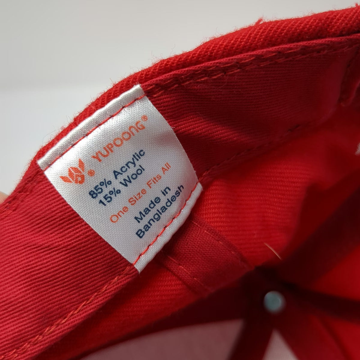 Yupoong Snapback Red Hat One Size West Coast Choppers Jesse James Iron Cross