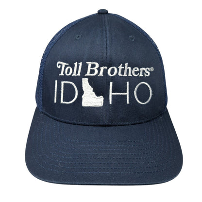 Toll Brothers Idaho Snapback Mesh Back Trucker Hat Blue One Size Richardson