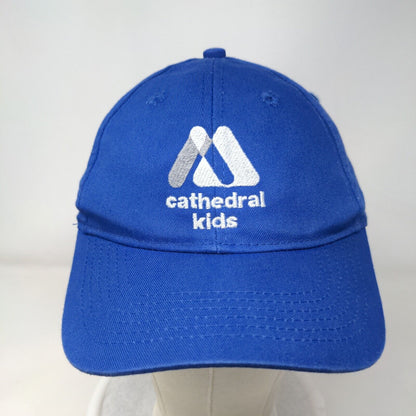 Cathedral Kids Strapback Hat Blue Youth Embroidered Port & Company