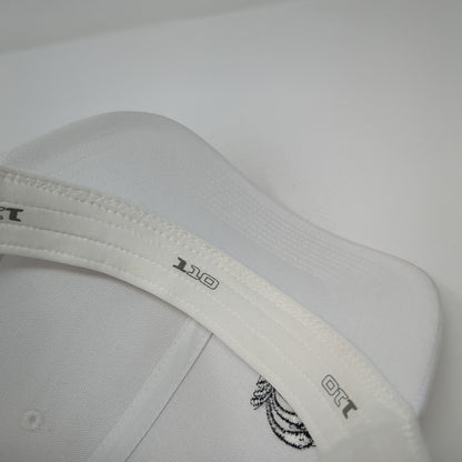 Puma Snapback Hat White One Size Adjustable Flexfit 110 Embroidered