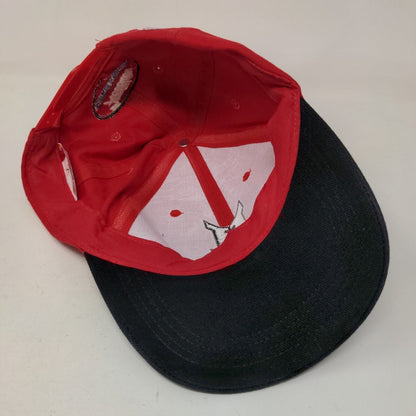 Indianapolis Indians Men's Snapback Hat Red Adjustable Embroidered Logo Pepsi