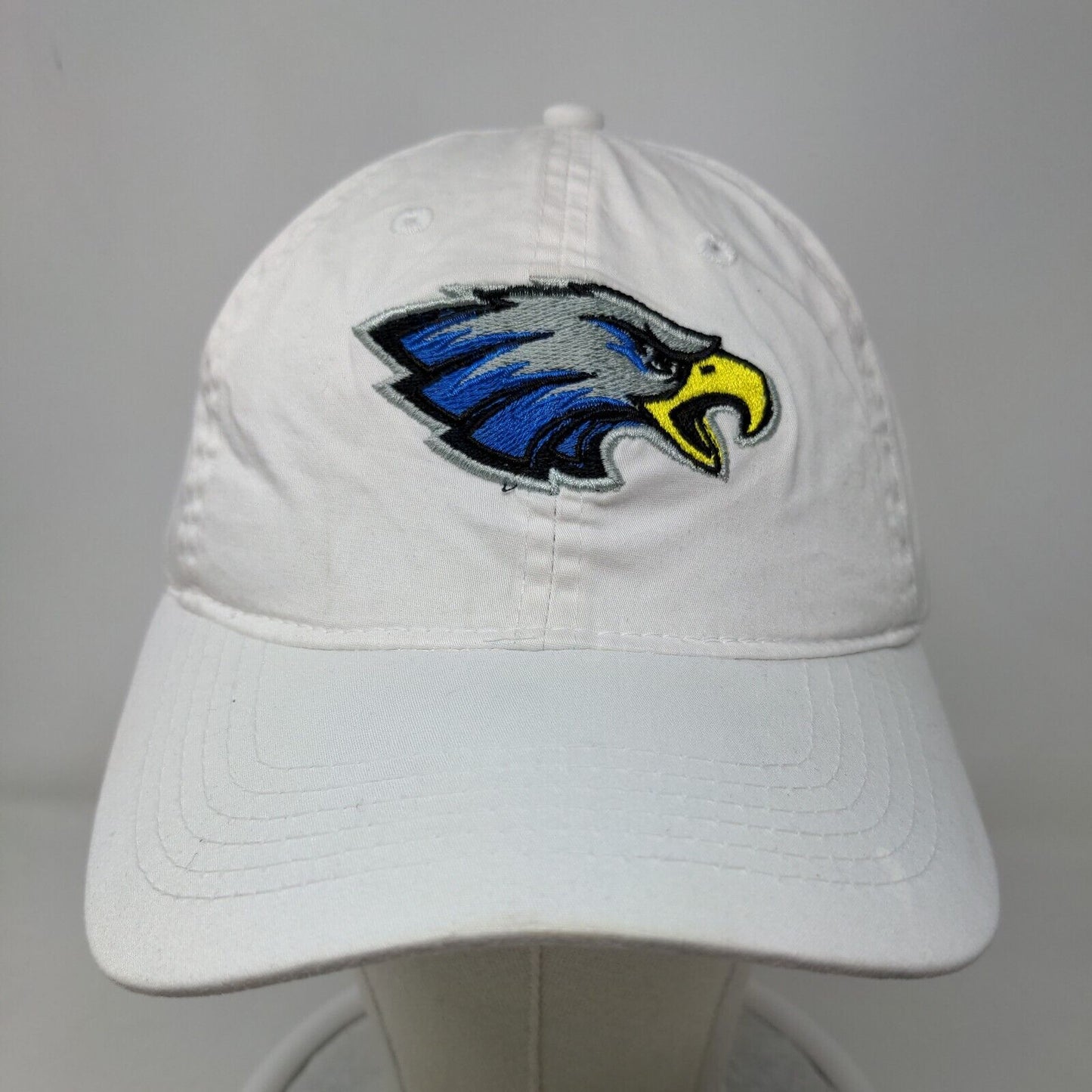 Pacific Headwear Men's Slideback Hat White OSFA Hubbard Eagles Embroidered Logo