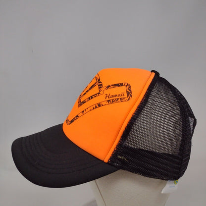 Hi Hawaii Shaka Sign Snapback Trucker Hat Multicolor One Size Mesh Back 6 Panel