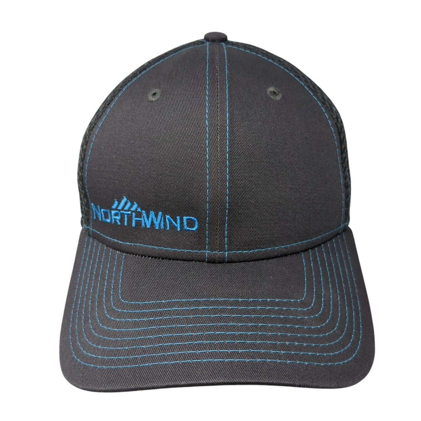 Northwind Fitted Hat Gray Small-Medium Stretch Mesh New Era 39Thirty