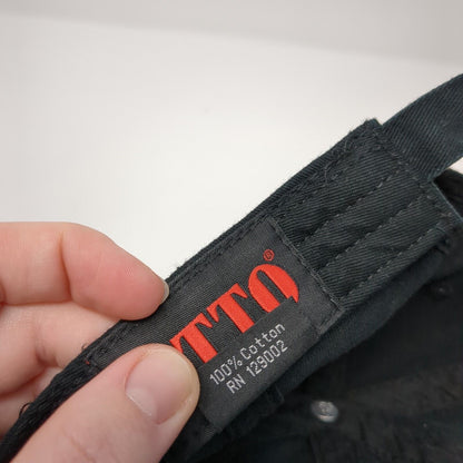 T-O Engineers Slideback Hat Black One Size Adjustable Embroidered Otto