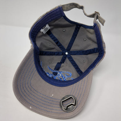 Ford Genuine Parts Slideback Baseball Cap Gray One Size Adjustable Bottle Opener