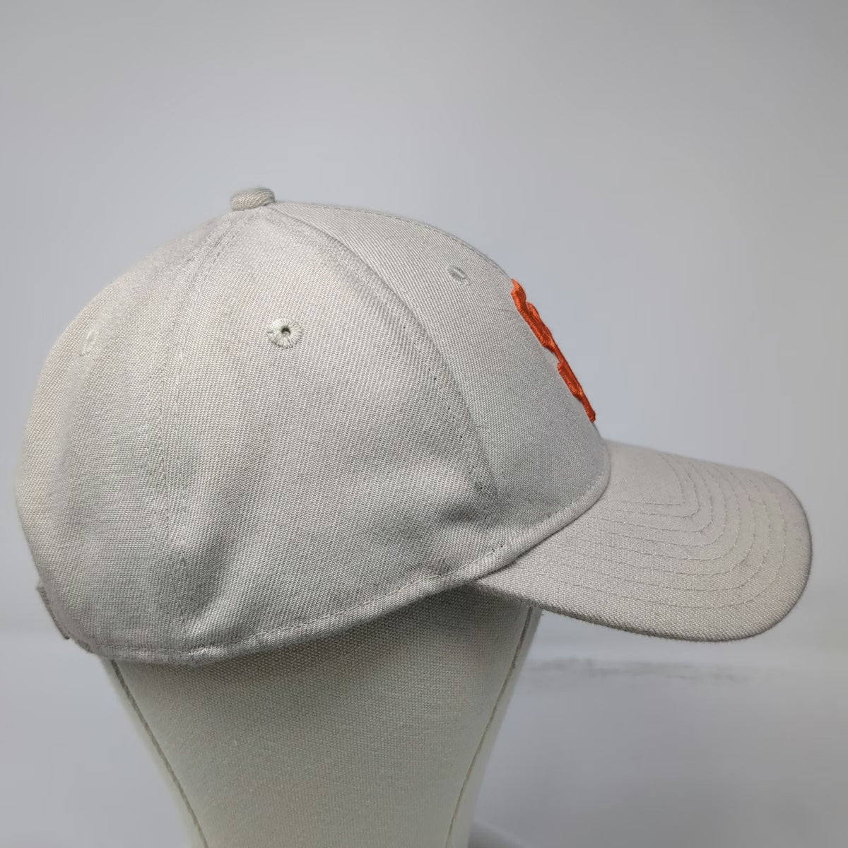 New Era MLB San Francisco Giants Baseball Cap Beige Orange One Size Strapback SF