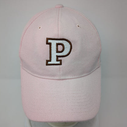 CrossPointe Strapback Hat Pink One Size Adjustable Embroidered 6 Panel