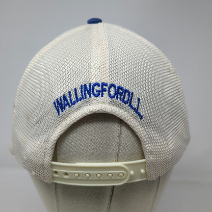 Wallingford LL Pacific Headwear Blue White One Size Trucker Hat Snapback 70th