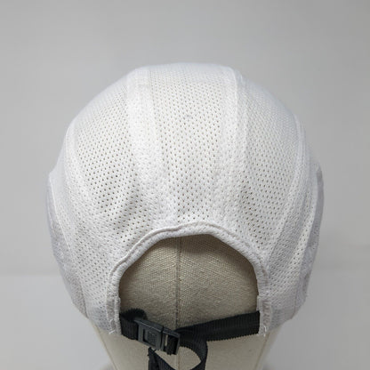Law Enforcement Torch Run Strapback Hat White One Size Adjustable Mesh