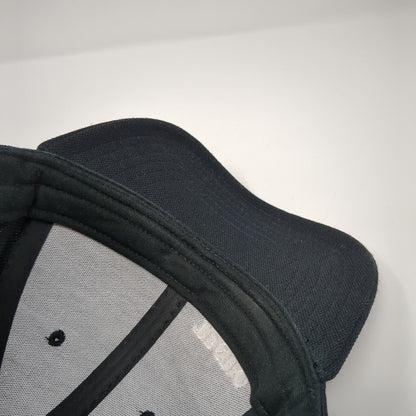 Techo-Bloc Strapback Hat Black One Size Adjustable Embroidered 6 Panel
