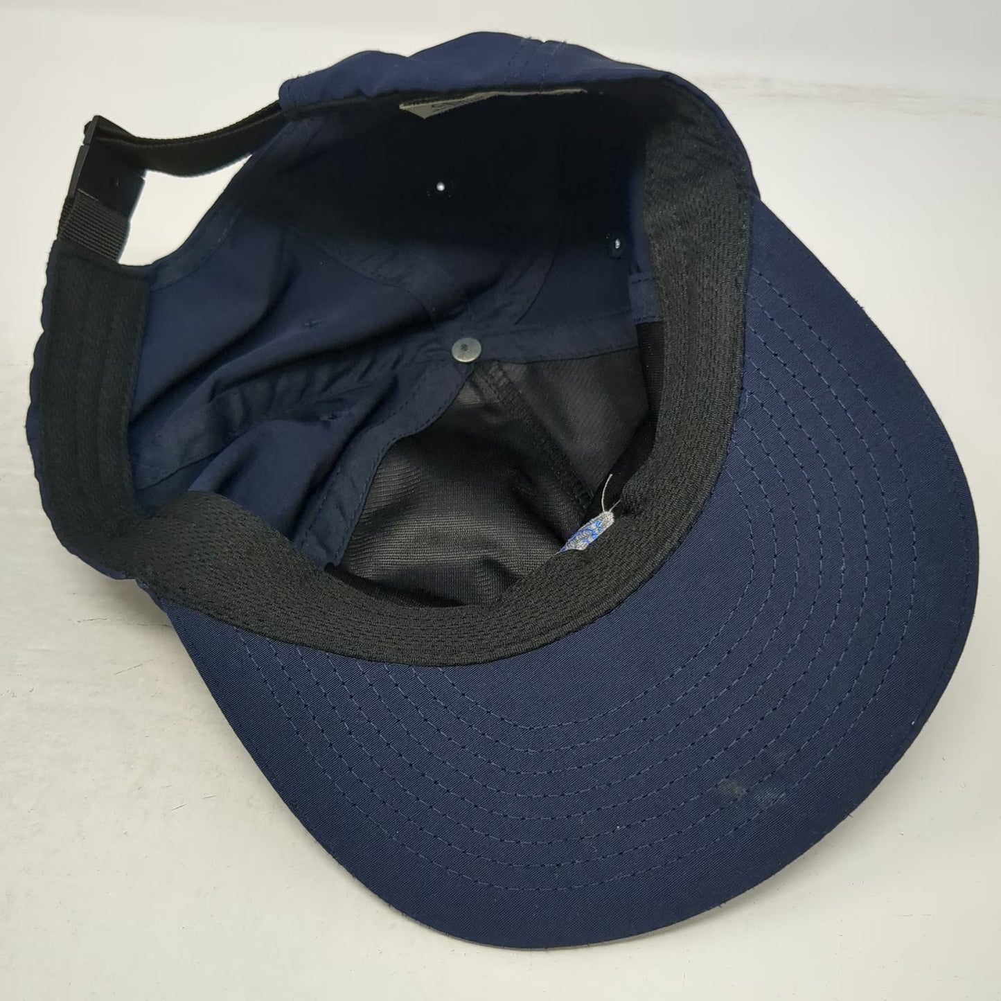 Weld Mfg 5 Panel Blue One Size Nylon Slideback Hat Embroidered Logo Adjustable