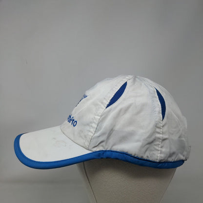 OpsTechPro Strapback Hat White OSFM Embroidered Mesh Trim Hit Wear