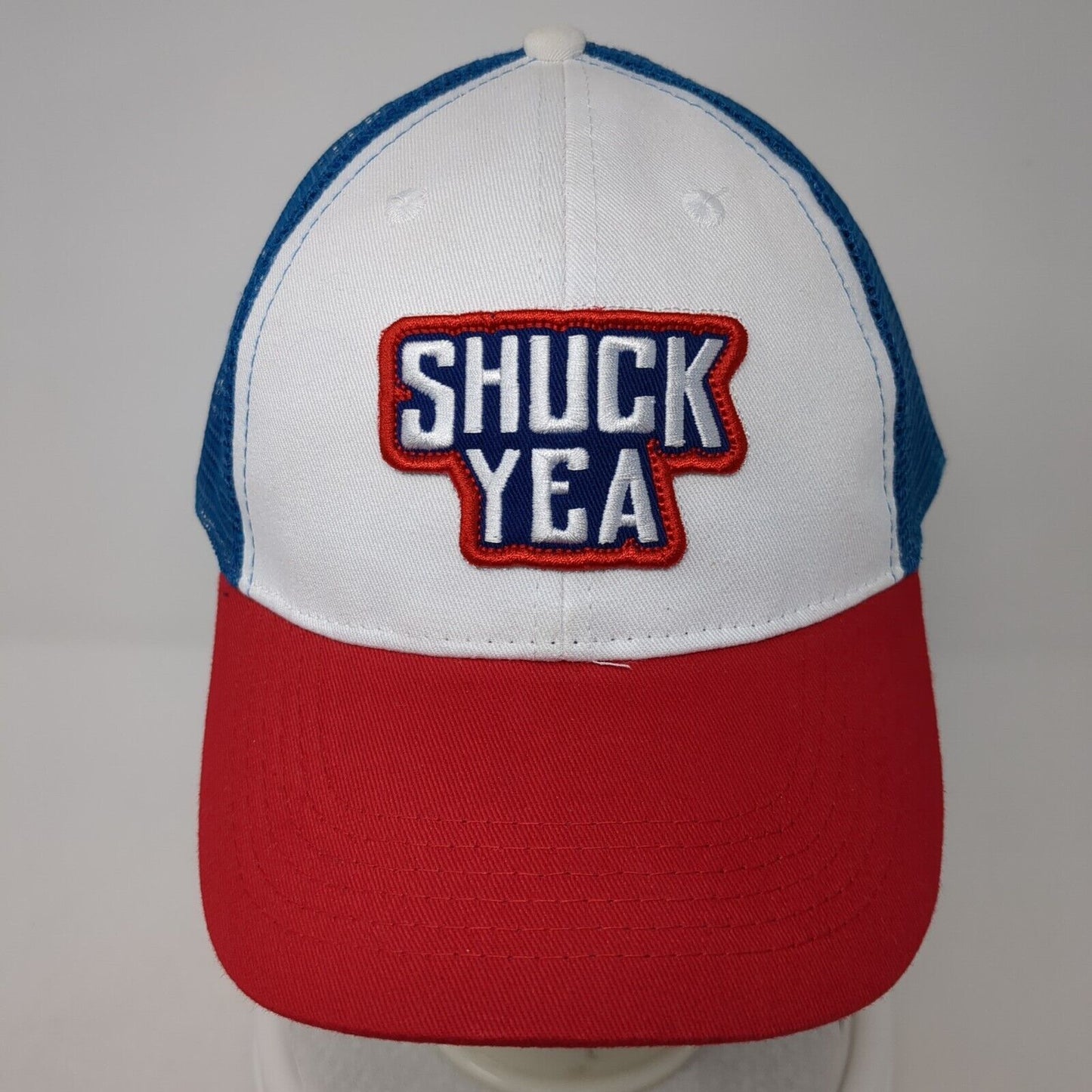 Shuck Yea Strapback Mesh Back Trucker Hat Multi 59cm Joe's Crab Shack