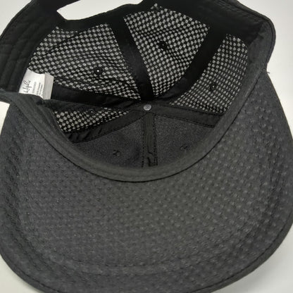 Hiphic Wawa Logo Black Baseball Cap Hat One Size Strapback Polyester Mesh