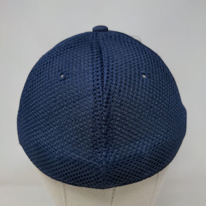 Cypress Run Fitted Mesh Back Golf Hat Blue S/M Embroidered Cap America