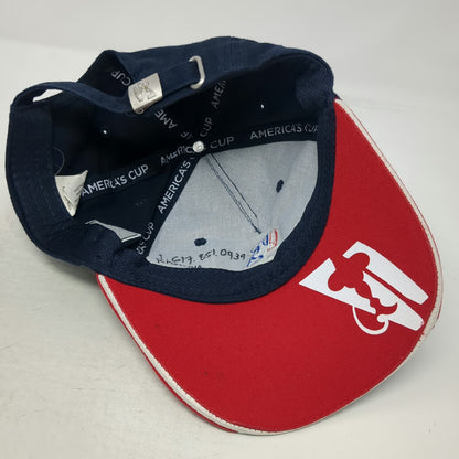 America's Cup 2017 Bermuda 5 Panel Blue One Size Hat XL Catlin Sponsor Sailing
