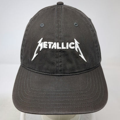 American Eagle Metallica Band Logo Gray Baseball Cap One Size Hat Adjustable