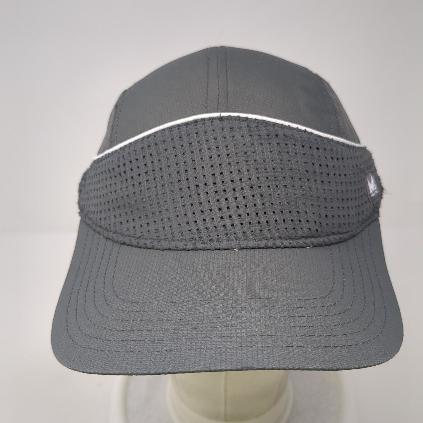 Mission Strapback Hat Gray One Size Adjustable Wet To Cool Outdoor