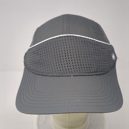Mission Strapback Hat Gray One Size Adjustable Wet To Cool Outdoor
