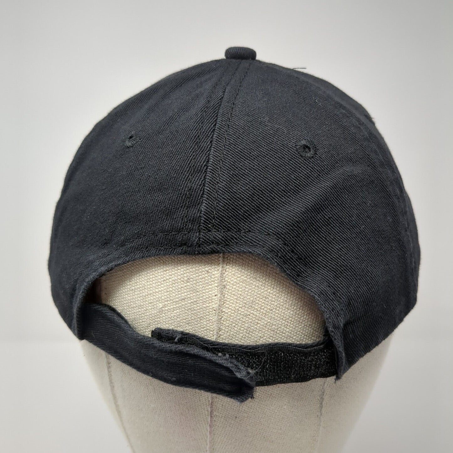 Victoria Sport Strapback Hat Black One Size Adjustable Embroidered Apollo USA