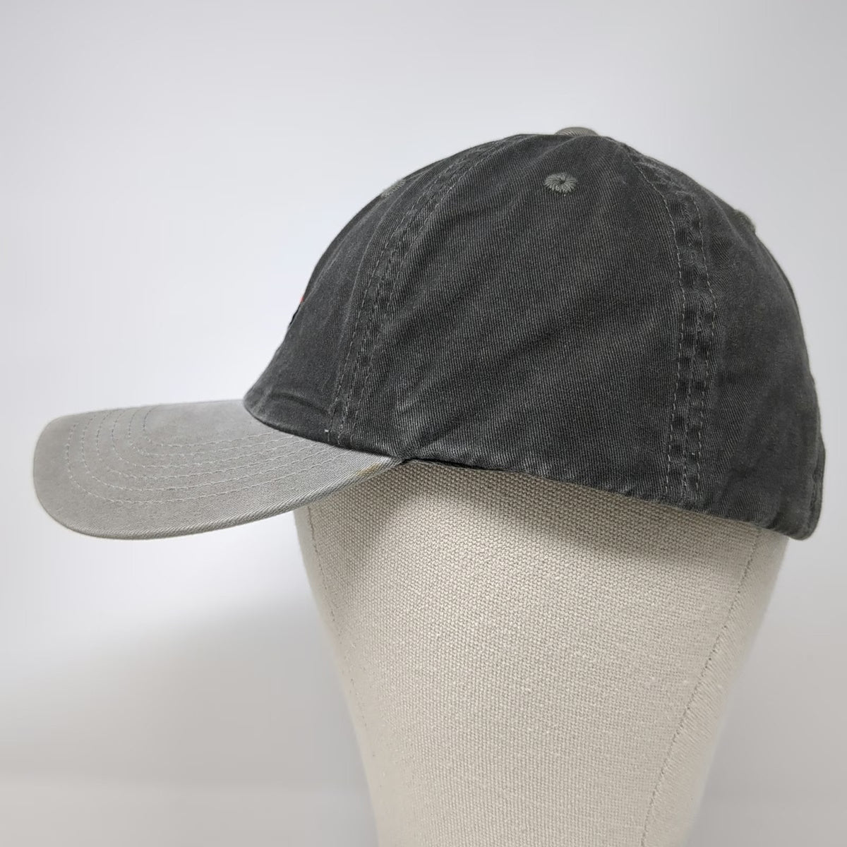 Port Authority Baseball Cap Gray One Size ABP Induction Embroidered Slideback