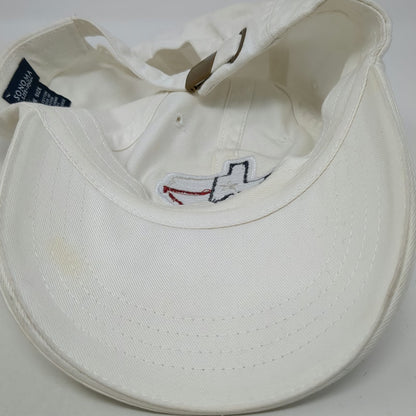Sonoma Baseball Cap White One Size State of Texas Flag Patch Slideback Hat
