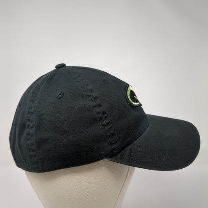 Native Snapback Hat Black One Size Adjustable Embroidered Logo 6 Panel