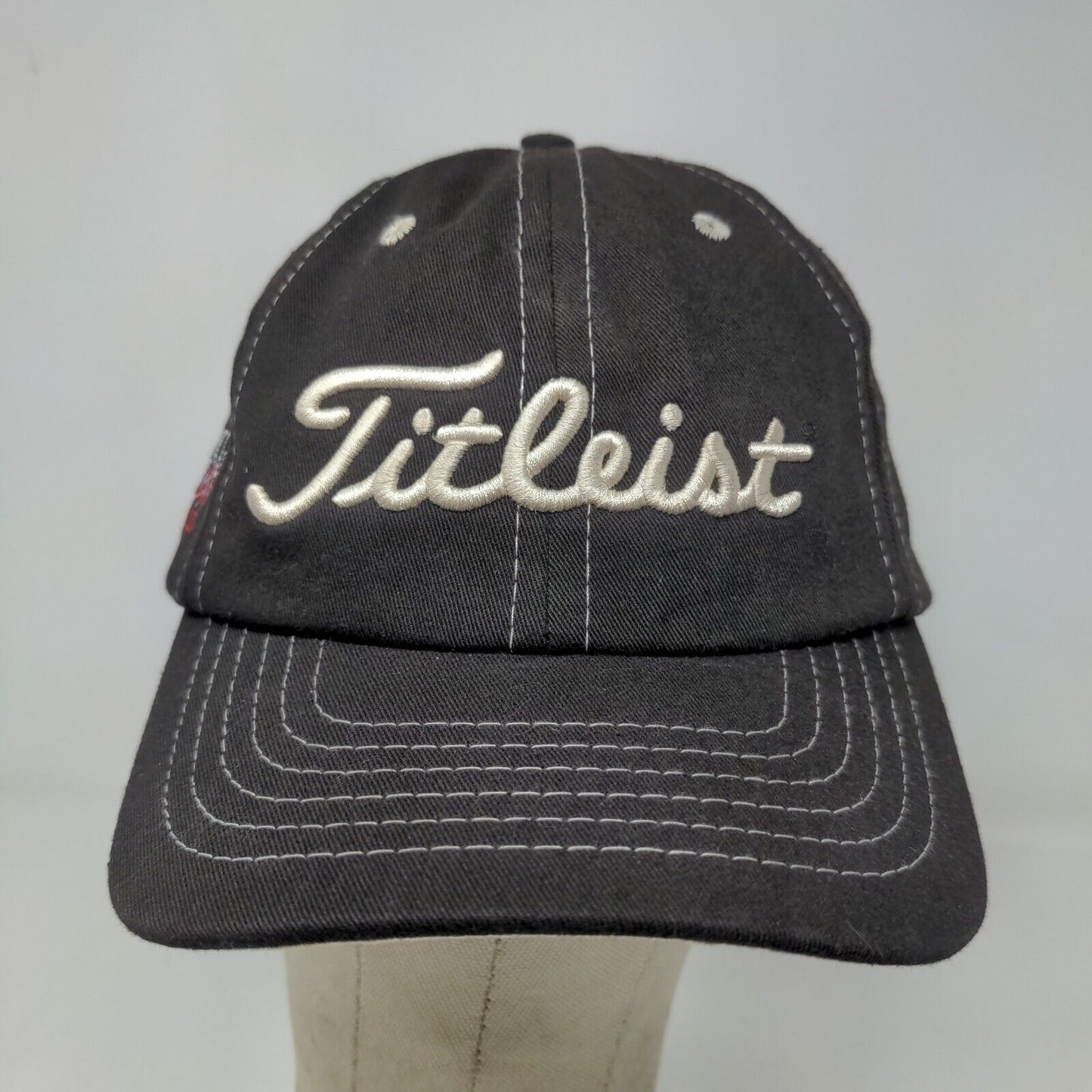 Titleist Men's Slideback Hat Black Embroidered Hawkins Bailey Warehouse Logo