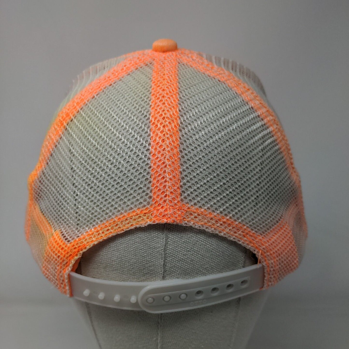 2007 Florida Regional NSTRA Snapback Trucker Hat Orange OSFM Mesh Back Otto