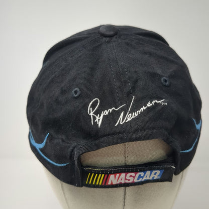 Alltel Racing 12 Ryan Newman Black Baseball Cap One Size Checkered Flag Hat