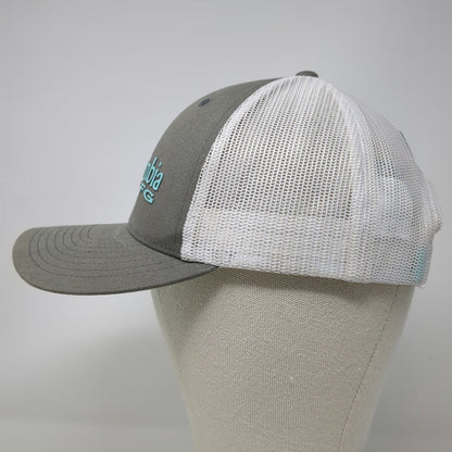 Columbia Trucker Hat Gray One Size PFG Performance Fishing Mesh Snapback Logo