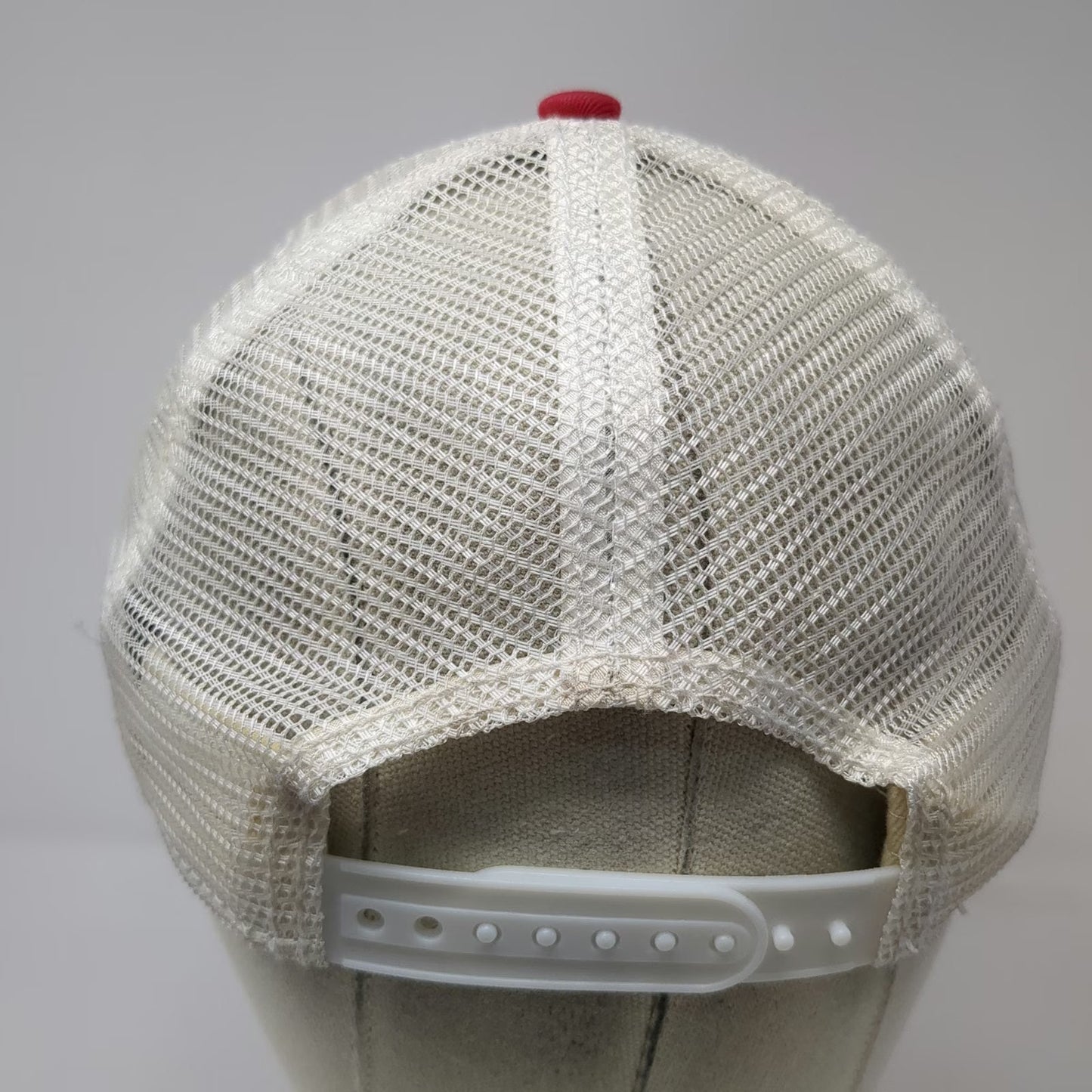 Under Armour Trucker Hat Red White Blue One Size Mesh Snapback Low Profile H