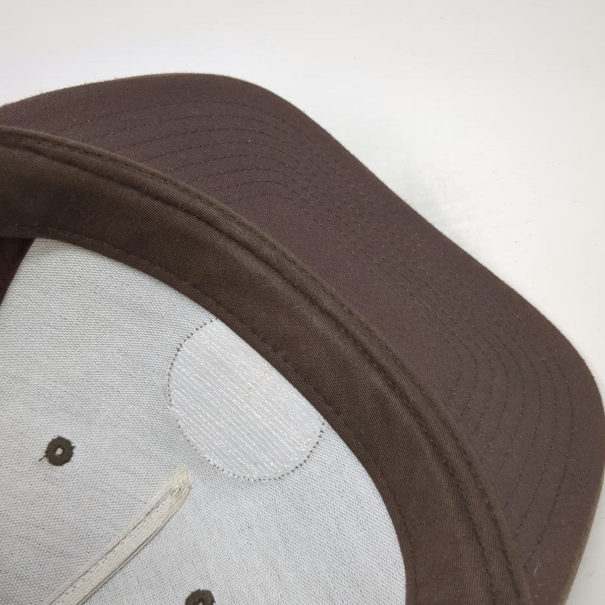 Brixton 5 Panel Brown One Size Hat Snapback Standard Patch Logo Cotton Blend Cap