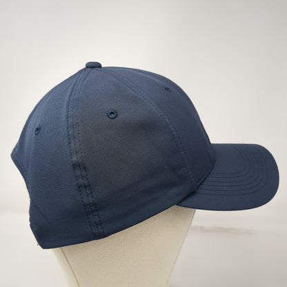 Swannies Golf Snapback Hat Blue OSFM Revere Club Floral Swan Logo Performance